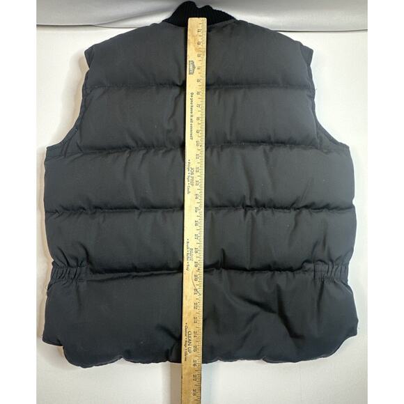 Vintage 80s Walls Blizzard-Pruf Insulated Outerwear Down Puffer Vest Black 46R - Picture 11 of 11
